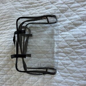 Target Clear and Black Cosmetic Bag